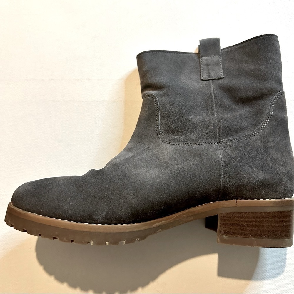 Boden Women's Grey Western Suede Pull On Ankle Boots Size US 10.5 / EU 42 - Picture 6 of 14